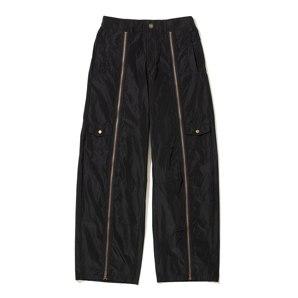 anna sui nyc Front Zip Barrel Pants アナスイ エヌワイシー フロントZIP バレルパンツ 16230449【レディース バレルパンツ スリット ファスナーデザイン 調整可能  26FW】
