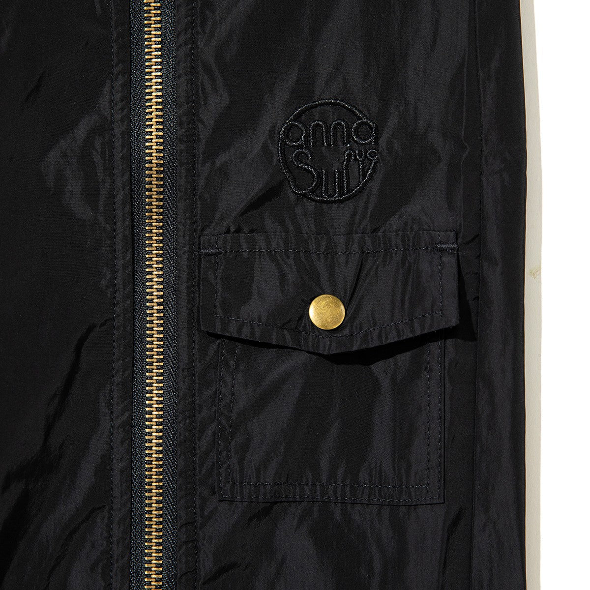 anna sui nyc Front Zip Barrel Pants アナスイ エヌワイシー フロントZIP バレルパンツ 16230449【レディース バレルパンツ スリット ファスナーデザイン 調整可能  26FW】