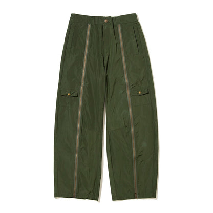 anna sui nyc Front Zip Barrel Pants アナスイ エヌワイシー フロントZIP バレルパンツ 16230449【レディース バレルパンツ スリット ファスナーデザイン 調整可能  26FW】