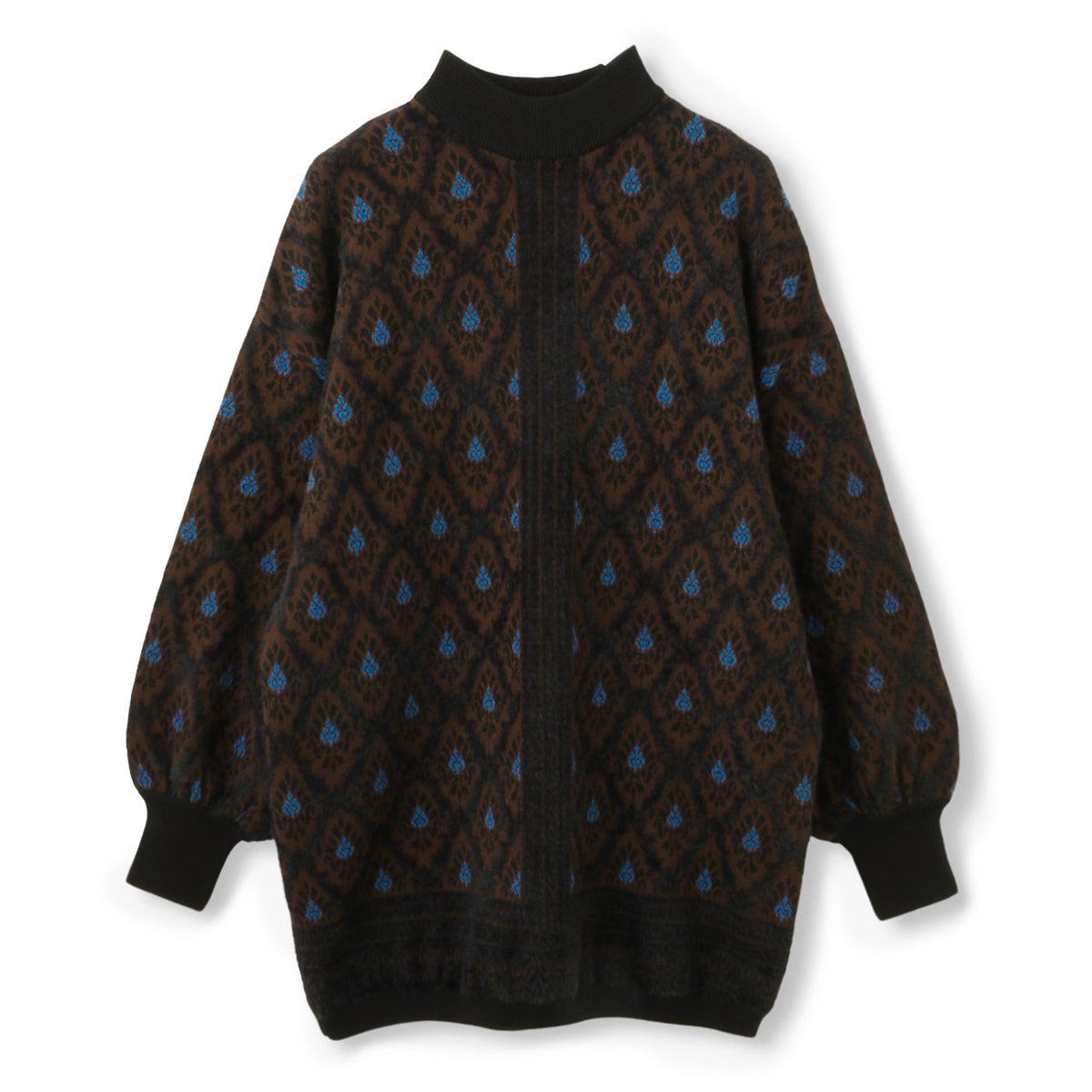 anna sui nyc Damask Knit One-piece アナスイ エヌワイシー ダマスクニットワンピース 16240473【レディース ミニワンピース チュニック カジュアル フェミニン 26FW】