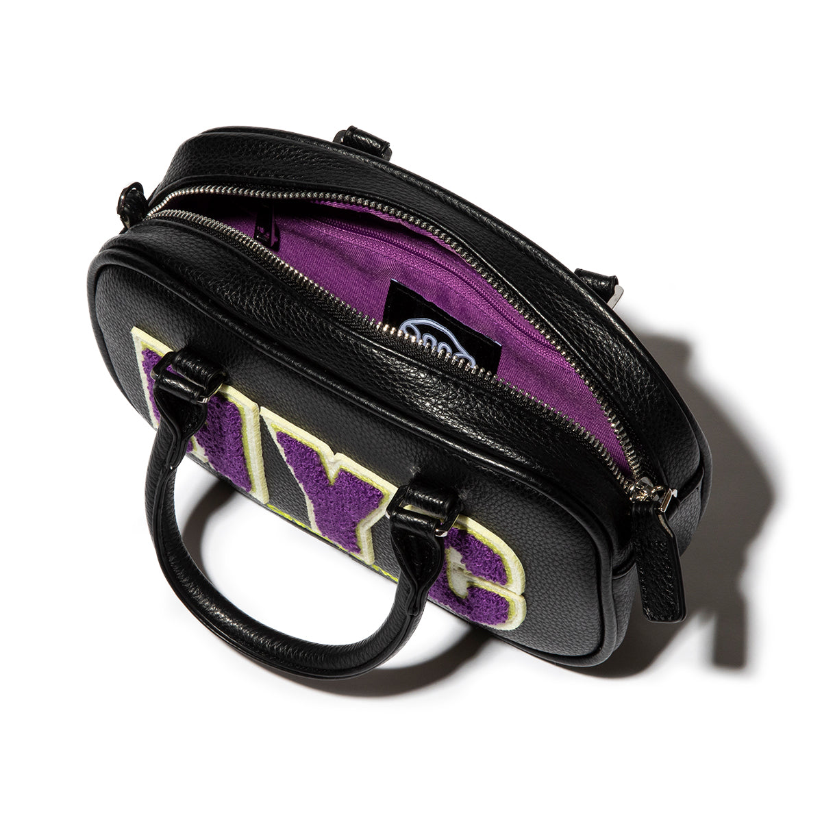 anna sui nyc Stadium Shoulder Bag アナスイ エヌワイシー スタジアムショルダーバッグ 16261492【レディース  ミニショルダーバッグ レトロスポーティー ワッペン 取り外し可能 26FW】