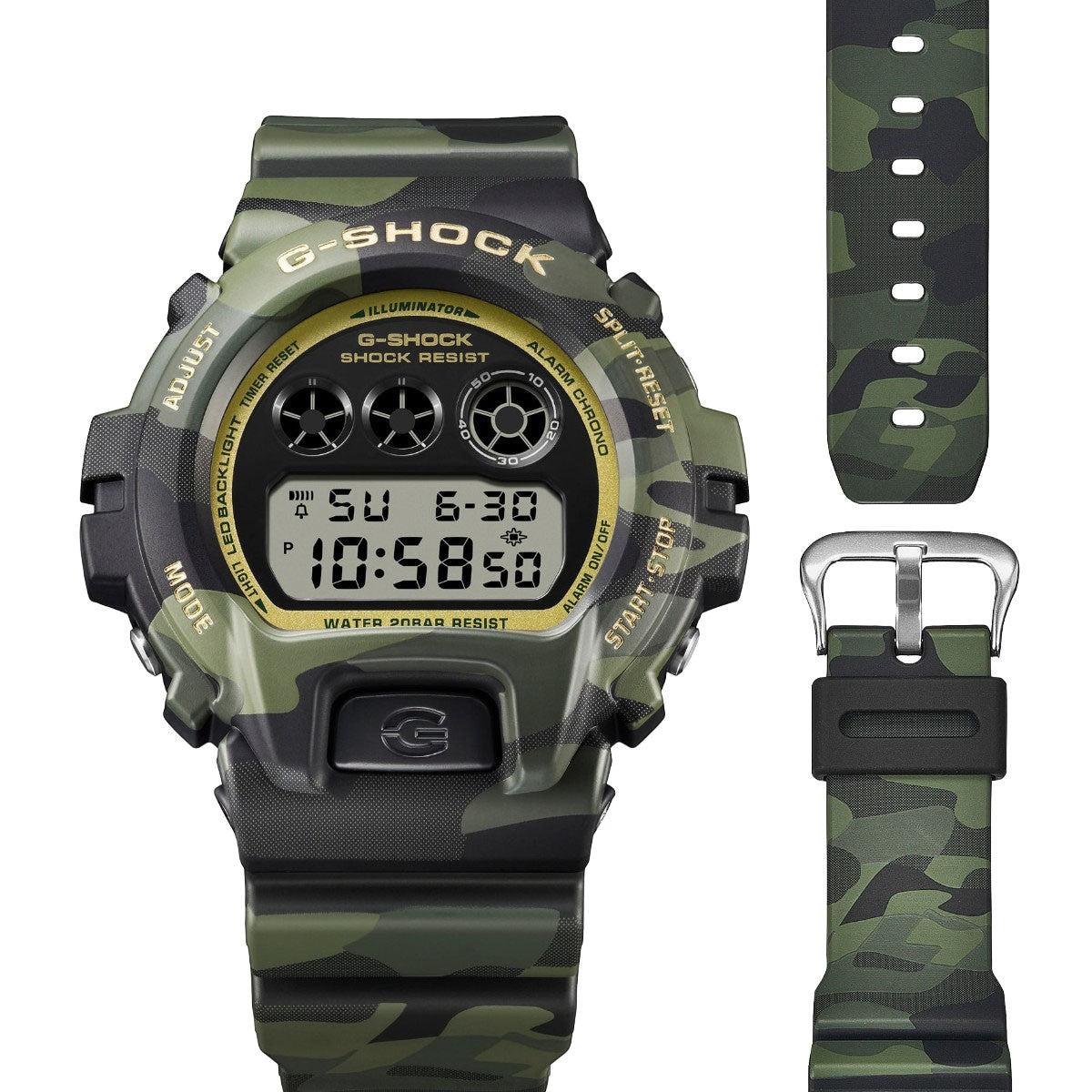 G-SHOCK DW-6900CMG-3JF ジーショック DW-6900CMG-3JF DW-6900CMG-3JF【メンズ カモフラージュ ファッション ストリートスタイル メンズ腕時計 26SS】