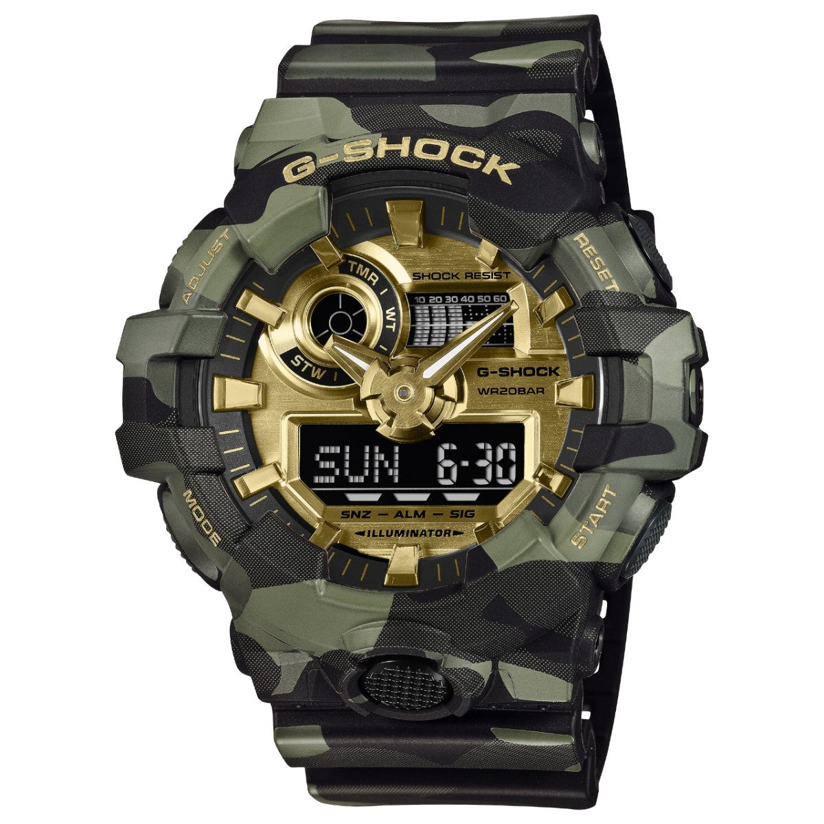 G-SHOCK GA-700CMG-3AJF ジーショック GA-700CMG-3AJF GA-700CMG-3AJF【メンズ カモフラージュ ファッション ストリートスタイル メンズ腕時計 26SS】