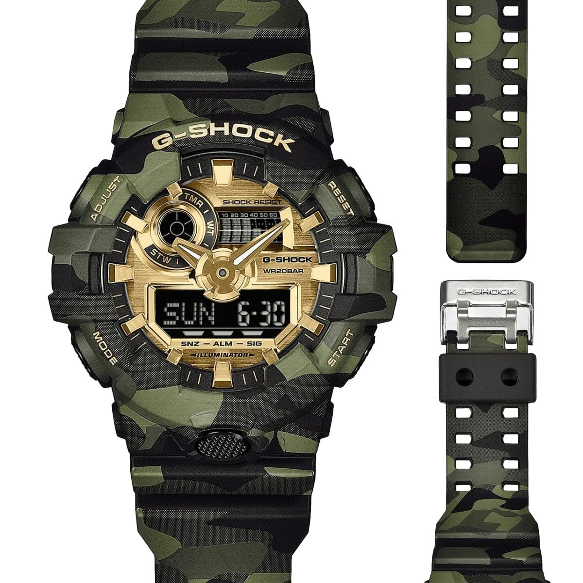 G-SHOCK GA-700CMG-3AJF ジーショック GA-700CMG-3AJF GA-700CMG-3AJF【メンズ カモフラージュ ファッション ストリートスタイル メンズ腕時計 26SS】