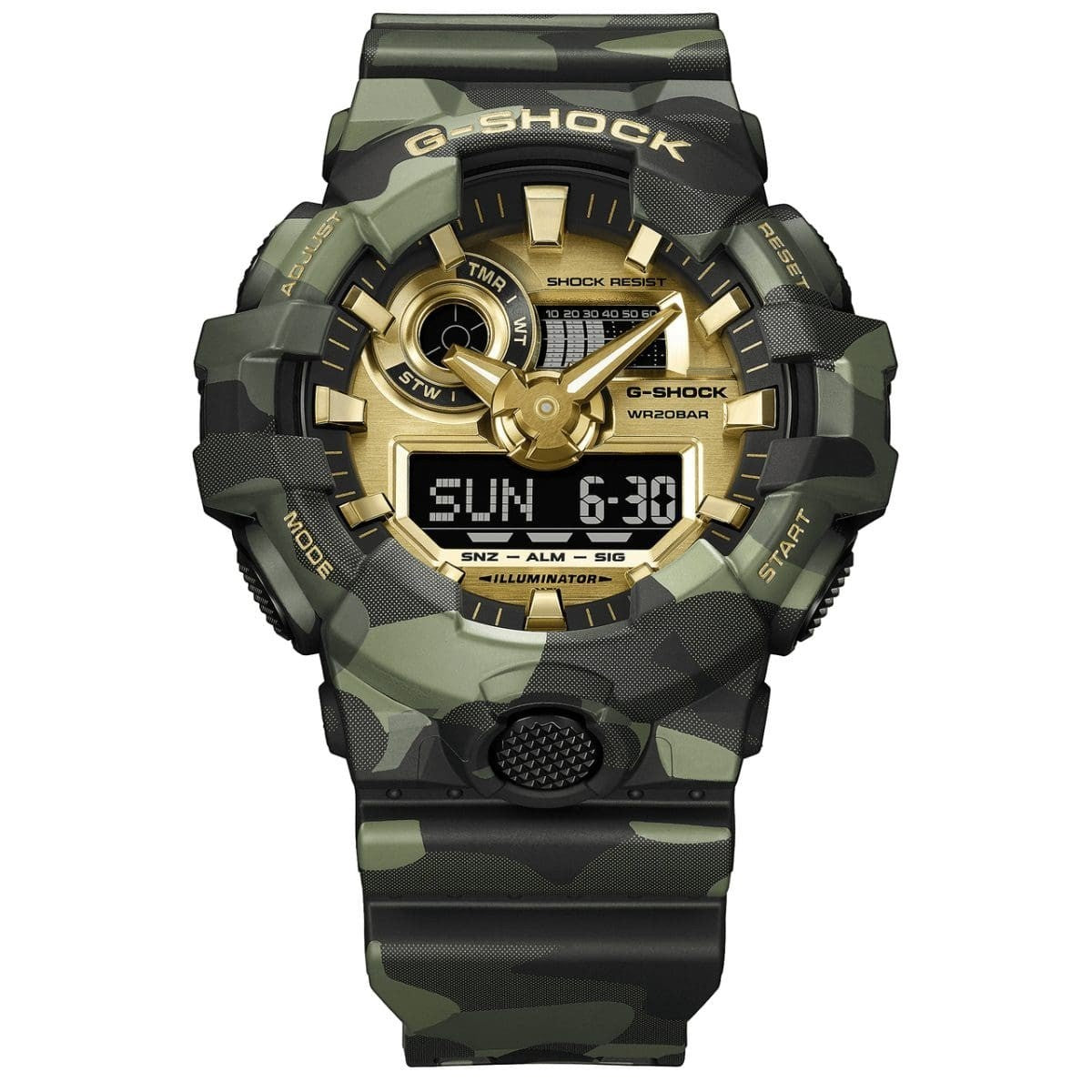 G-SHOCK GA-700CMG-3AJF ジーショック GA-700CMG-3AJF GA-700CMG-3AJF【メンズ カモフラージュ ファッション ストリートスタイル メンズ腕時計 26SS】