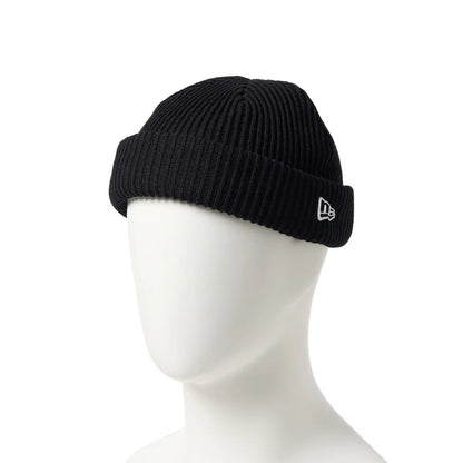 NEW ERA SHORT RIB CUFF KNIT ニューエラ ショート リブカフ ニット 15119600-108【メンズ ニット帽 ロールカフ カフニット 浅め 26FW】