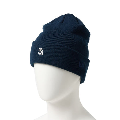 NEW ERA SAN DIEGO PADRES MINI LOGO BASIC CUFF KNIT ニューエラ サンディエゴ・パドレス ミニロゴ ベーシック カフニット 15119670【メンズ MLB 球団ロゴ ミニロゴ コンパクトロゴ ワンポイントデザイン ベースボール キャップ 26FW】