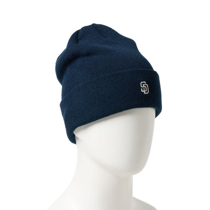 NEW ERA SAN DIEGO PADRES MINI LOGO BASIC CUFF KNIT ニューエラ サンディエゴ・パドレス ミニロゴ ベーシック カフニット 15119670【メンズ MLB 球団ロゴ ミニロゴ コンパクトロゴ ワンポイントデザイン ベースボール キャップ 26FW】