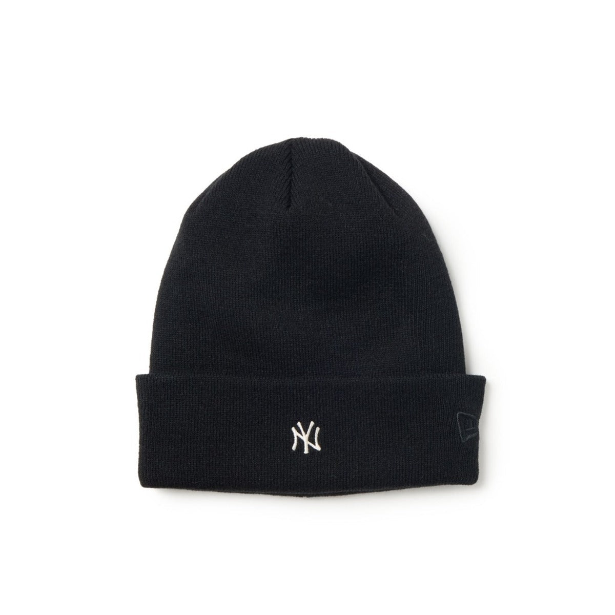NEW ERA NEW YORK YANKEES MINI LOGO BASIC CUFF KNIT ニューエラ ニューヨーク・ヤンキース ミニロゴ ベーシック カフニット 15119674【メンズ MLB 球団ロゴ ミニロゴ コンパクトロゴ ワンポイントデザイン ベースボール キャップ 26FW】
