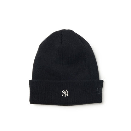 NEW ERA NEW YORK YANKEES MINI LOGO BASIC CUFF KNIT ニューエラ ニューヨーク・ヤンキース ミニロゴ ベーシック カフニット 15119674【メンズ MLB 球団ロゴ ミニロゴ コンパクトロゴ ワンポイントデザイン ベースボール キャップ 26FW】