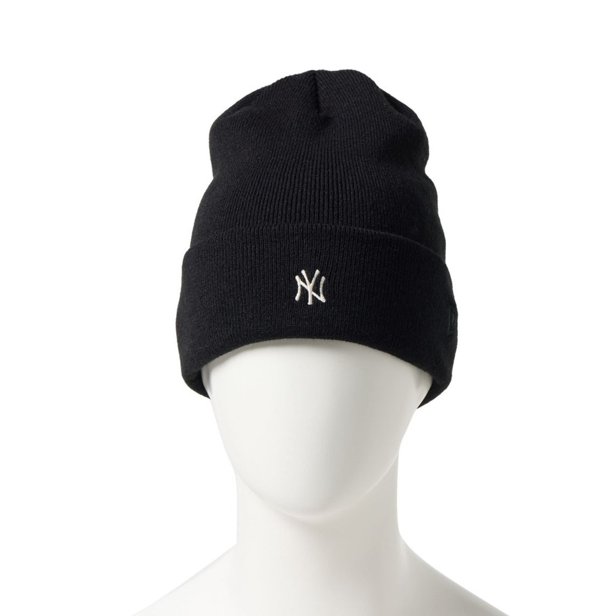 NEW ERA NEW YORK YANKEES MINI LOGO BASIC CUFF KNIT ニューエラ ニューヨーク・ヤンキース ミニロゴ ベーシック カフニット 15119674【メンズ MLB 球団ロゴ ミニロゴ コンパクトロゴ ワンポイントデザイン ベースボール キャップ 26FW】