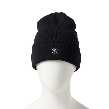 NEW ERA NEW YORK YANKEES MINI LOGO BASIC CUFF KNIT ニューエラ ニューヨーク・ヤンキース ミニロゴ ベーシック カフニット 15119674【メンズ MLB 球団ロゴ ミニロゴ コンパクトロゴ ワンポイントデザイン ベースボール キャップ 26FW】