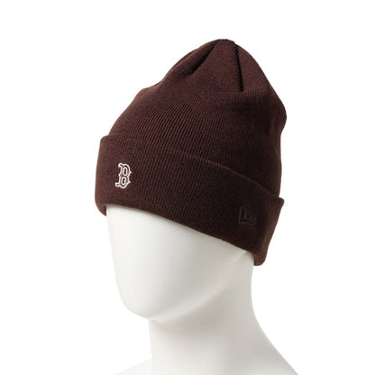 NEW ERA BOSTON RED SOX MINI LOGO BASIC CUFF KNIT ニューエラ ボストン・レッドソックス ミニロゴ ベーシック カフニット 15119679【メンズ MLB 球団ロゴ ミニロゴ コンパクトロゴ ワンポイントデザイン ベースボール キャップ 26FW】