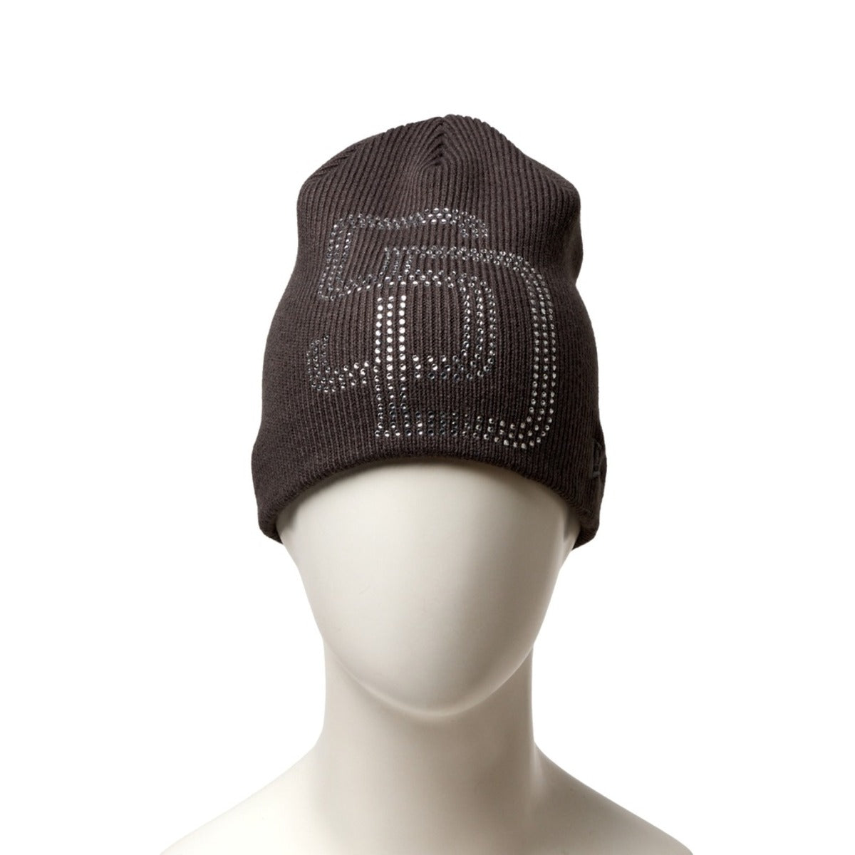NEW ERA SAN DIEGO PADRES RHINESTONE BASIC BEANIE ニューエラ サンディエゴ・パドレス ラインストーン ベーシック ビーニー 15119753【メンズ ラインストーン 球団ロゴ ビッグロゴ ャップ ヘッドウェア ベースボール 26FW】