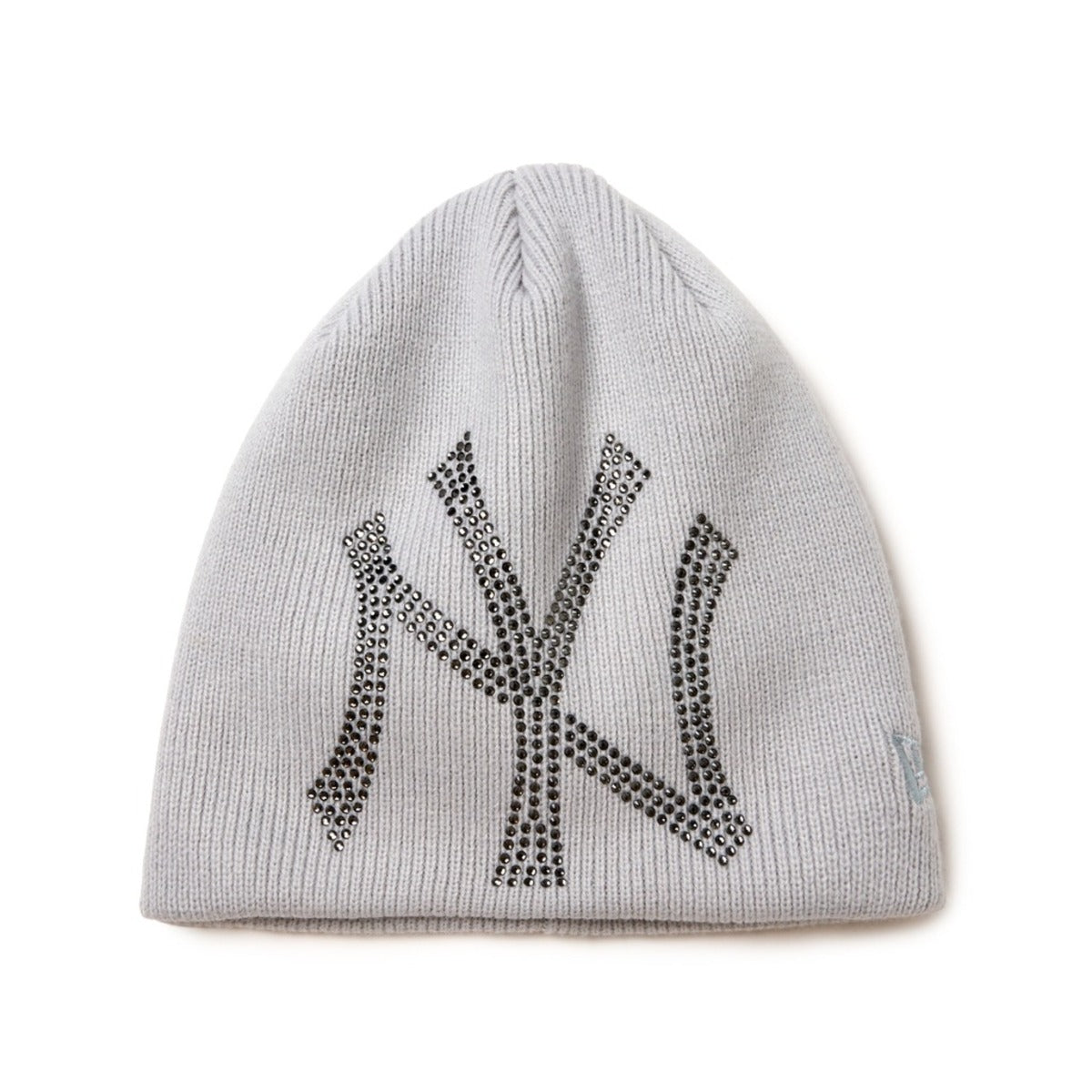 NEW ERA NEW YORK YANKEES RHINESTONE BASIC BEANIE ニューエラ ニューヨーク・ヤンキース ラインストーン ベーシック ビーニー 15119758【メンズ ラインストーン 球団ロゴ ビッグロゴ ャップ ヘッドウェア ベースボール 26FW】