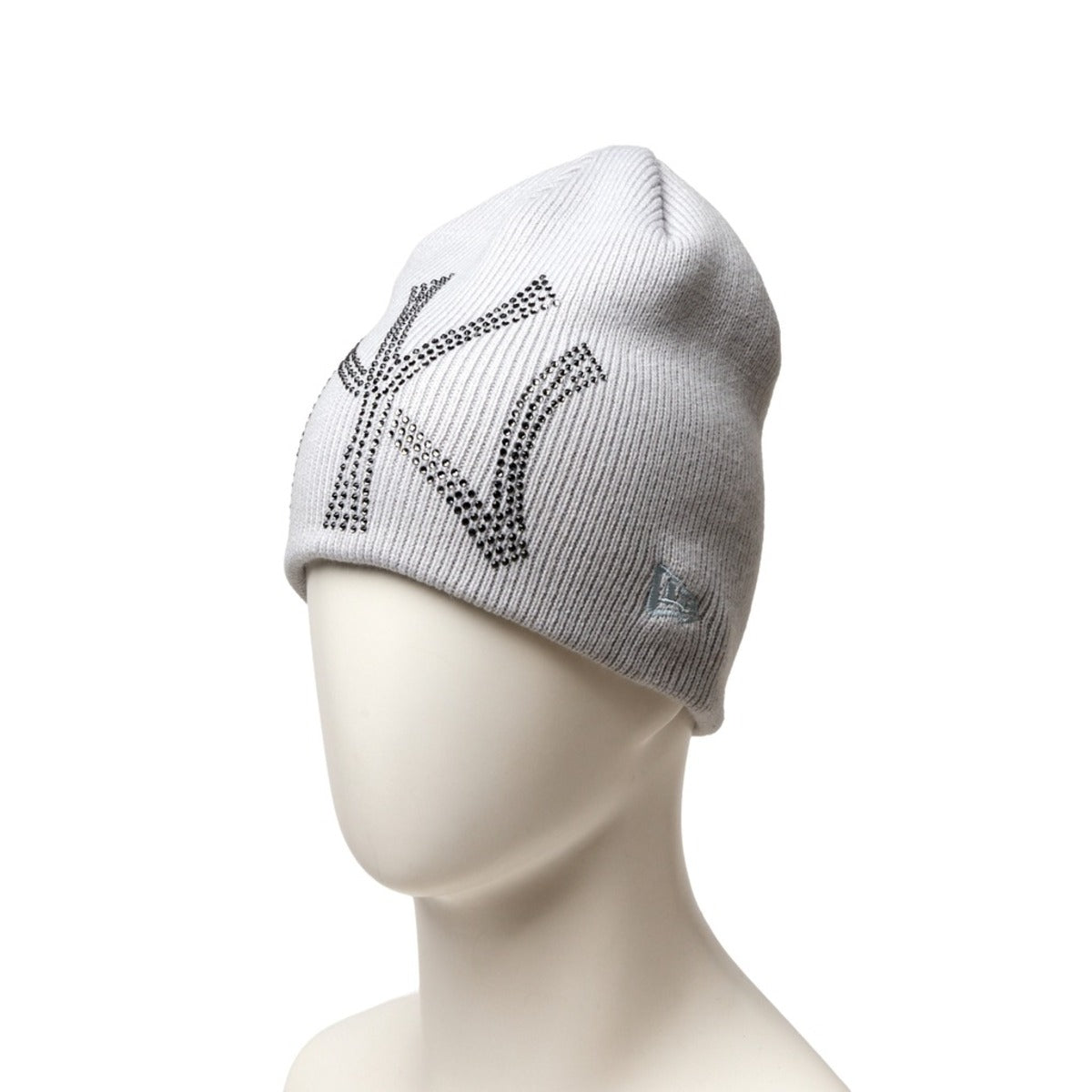 NEW ERA NEW YORK YANKEES RHINESTONE BASIC BEANIE ニューエラ ニューヨーク・ヤンキース ラインストーン ベーシック ビーニー 15119758【メンズ ラインストーン 球団ロゴ ビッグロゴ ャップ ヘッドウェア ベースボール 26FW】