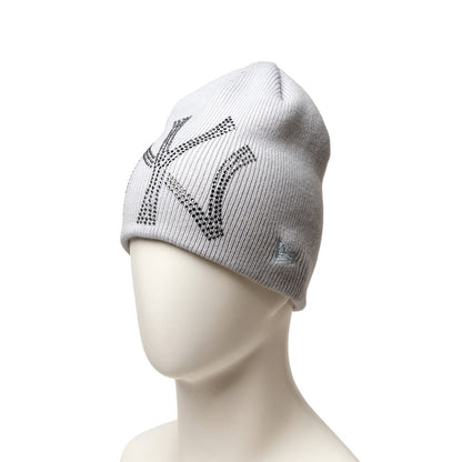 NEW ERA NEW YORK YANKEES RHINESTONE BASIC BEANIE ニューエラ ニューヨーク・ヤンキース ラインストーン ベーシック ビーニー 15119758【メンズ ラインストーン 球団ロゴ ビッグロゴ ャップ ヘッドウェア ベースボール 26FW】