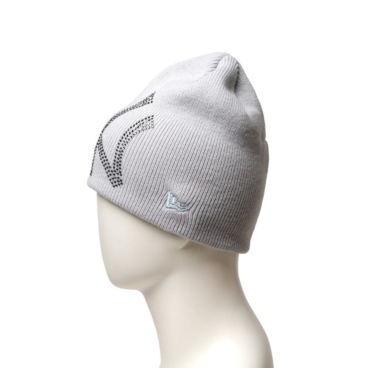 NEW ERA NEW YORK YANKEES RHINESTONE BASIC BEANIE ニューエラ ニューヨーク・ヤンキース ラインストーン ベーシック ビーニー 15119758【メンズ ラインストーン 球団ロゴ ビッグロゴ ャップ ヘッドウェア ベースボール 26FW】
