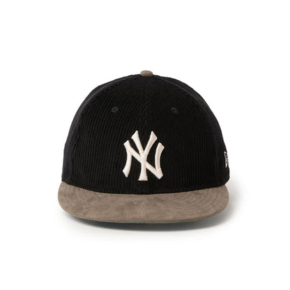 NEW ERA NEW YORK YANKEES 8W CORDUROY RETRO CROWN 9FIFTY ニューエラ ニューヨーク ヤンキース 8W コーデュロイ レトロ クラウン 9FIFTY 15136888-108【メンズ キャップ 帽子 コーデュロイ フラットバイザー 26FW】