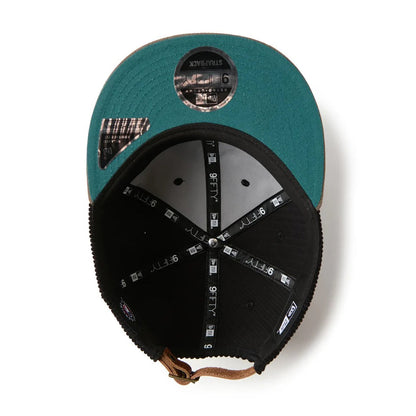 NEW ERA NEW YORK YANKEES 8W CORDUROY RETRO CROWN 9FIFTY ニューエラ ニューヨーク ヤンキース 8W コーデュロイ レトロ クラウン 9FIFTY 15136888-108【メンズ キャップ 帽子 コーデュロイ フラットバイザー 26FW】