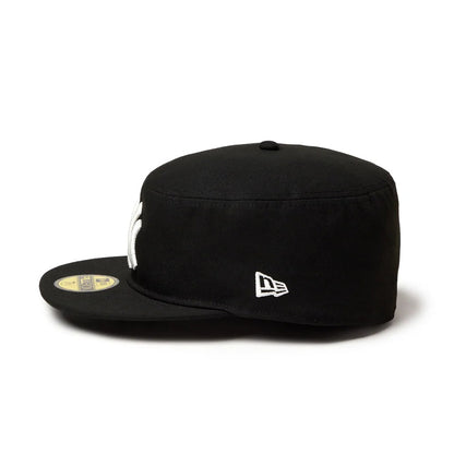 NEW ERA NEW YORK YANKEES PILLBOX FITTED ニューエラ ニューヨーク ヤンキース ピルボックス フィッテッド 15136893-108【メンズ キャップ 帽子 ウール フラットバイザー 26FW】