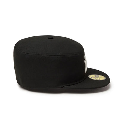 NEW ERA NEW YORK YANKEES PILLBOX FITTED ニューエラ ニューヨーク ヤンキース ピルボックス フィッテッド 15136893-108【メンズ キャップ 帽子 ウール フラットバイザー 26FW】