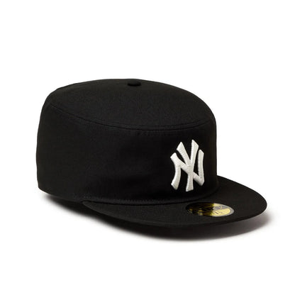 NEW ERA NEW YORK YANKEES PILLBOX FITTED ニューエラ ニューヨーク ヤンキース ピルボックス フィッテッド 15136893-108【メンズ キャップ 帽子 ウール フラットバイザー 26FW】