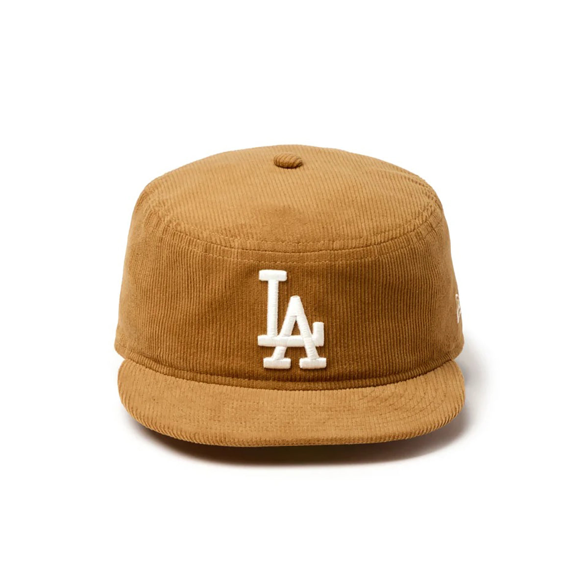 NEW ERA LOS ANGELES DODGERS CORDUROY PILLBOX FITTED ニューエラ ロサンゼルス ドジャース コーデュロイ ピルボックス フィッテッド 15136894-108【メンズ キャップ 帽子 コーデュロイ フラットバイザー 26FW】