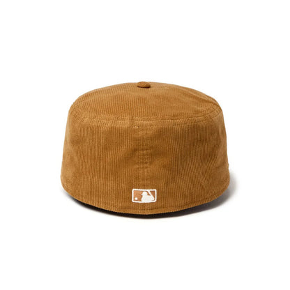NEW ERA LOS ANGELES DODGERS CORDUROY PILLBOX FITTED ニューエラ ロサンゼルス ドジャース コーデュロイ ピルボックス フィッテッド 15136894-108【メンズ キャップ 帽子 コーデュロイ フラットバイザー 26FW】