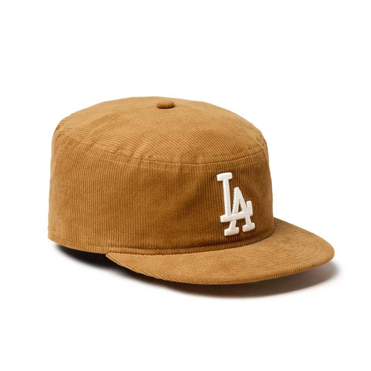 NEW ERA LOS ANGELES DODGERS CORDUROY PILLBOX FITTED ニューエラ ロサンゼルス ドジャース コーデュロイ ピルボックス フィッテッド 15136894-108【メンズ キャップ 帽子 コーデュロイ フラットバイザー 26FW】
