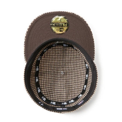 NEW ERA BOSTON RED SOX GUNCLUB CHECK PILLBOX FITTED ニューエラ ボストン レッドソックス ガンクラブチェック ピルボックス フィッテッド 15136895-108【メンズ キャップ 帽子 コーデュロイ フラットバイザー 26FW】