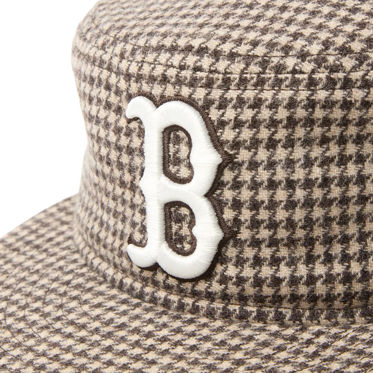 NEW ERA BOSTON RED SOX GUNCLUB CHECK PILLBOX FITTED ニューエラ ボストン レッドソックス ガンクラブチェック ピルボックス フィッテッド 15136895-108【メンズ キャップ 帽子 コーデュロイ フラットバイザー 26FW】