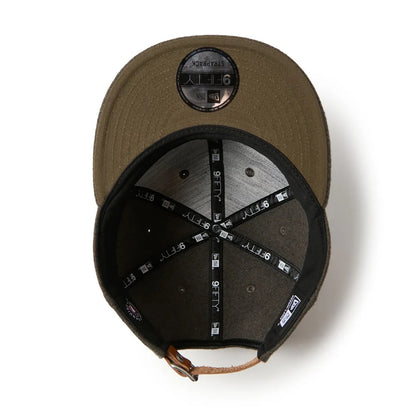 NEW ERA SAN DIEGO PADRES MELTON SOFT BUCKRAM 9FIFTY ニューエラ サンディエゴ パドレス メルトン ソフト バックラム 9FIFTY 15136996-108【メンズ キャップ 帽子 フェルト 保温性 フラットバイザー 26FW】