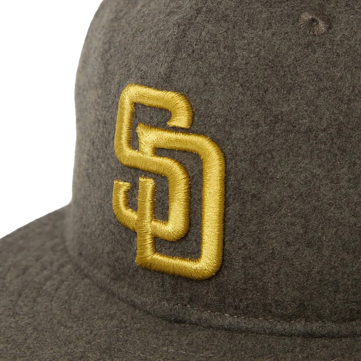 NEW ERA SAN DIEGO PADRES MELTON SOFT BUCKRAM 9FIFTY ニューエラ サンディエゴ パドレス メルトン ソフト バックラム 9FIFTY 15136996-108【メンズ キャップ 帽子 フェルト 保温性 フラットバイザー 26FW】