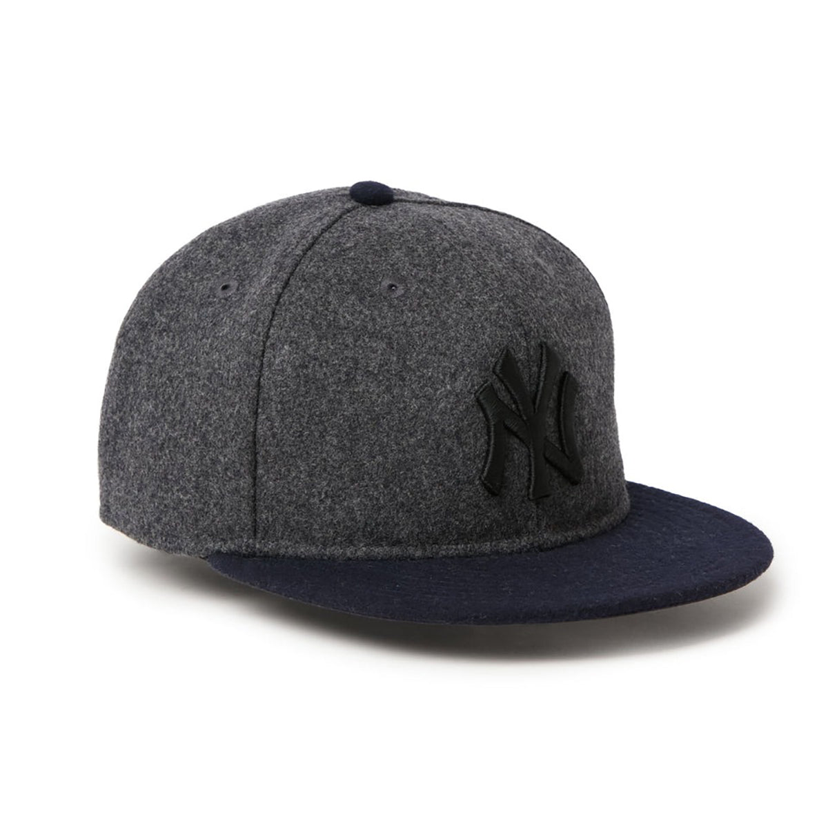 NEW ERA NEW YORK YANKEES MELTON SOFT BUCKRAM 9FIFTY ニューエラ ニューヨーク ヤンキース メルトン ソフト バックラム 9FIFTY 15136997-108【メンズ キャップ 帽子 フェルト 保温性 フラットバイザー 26FW】