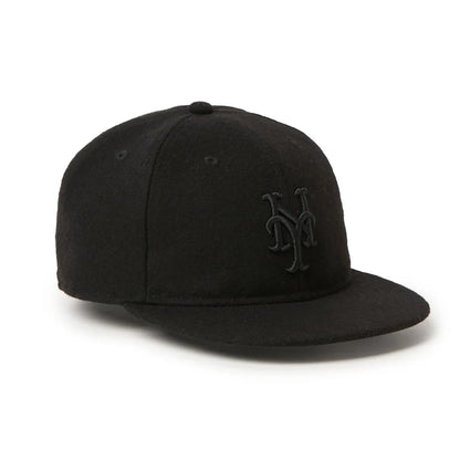 NEW ERA NEW YORK METS MELTON SOFT BUCKRAM 9FIFTY ニューエラ ニューヨーク メッツ メルトン ソフト バックラム 9FIFTY 15136998-108【メンズ キャップ 帽子 フェルト 保温性 フラットバイザー 26FW】