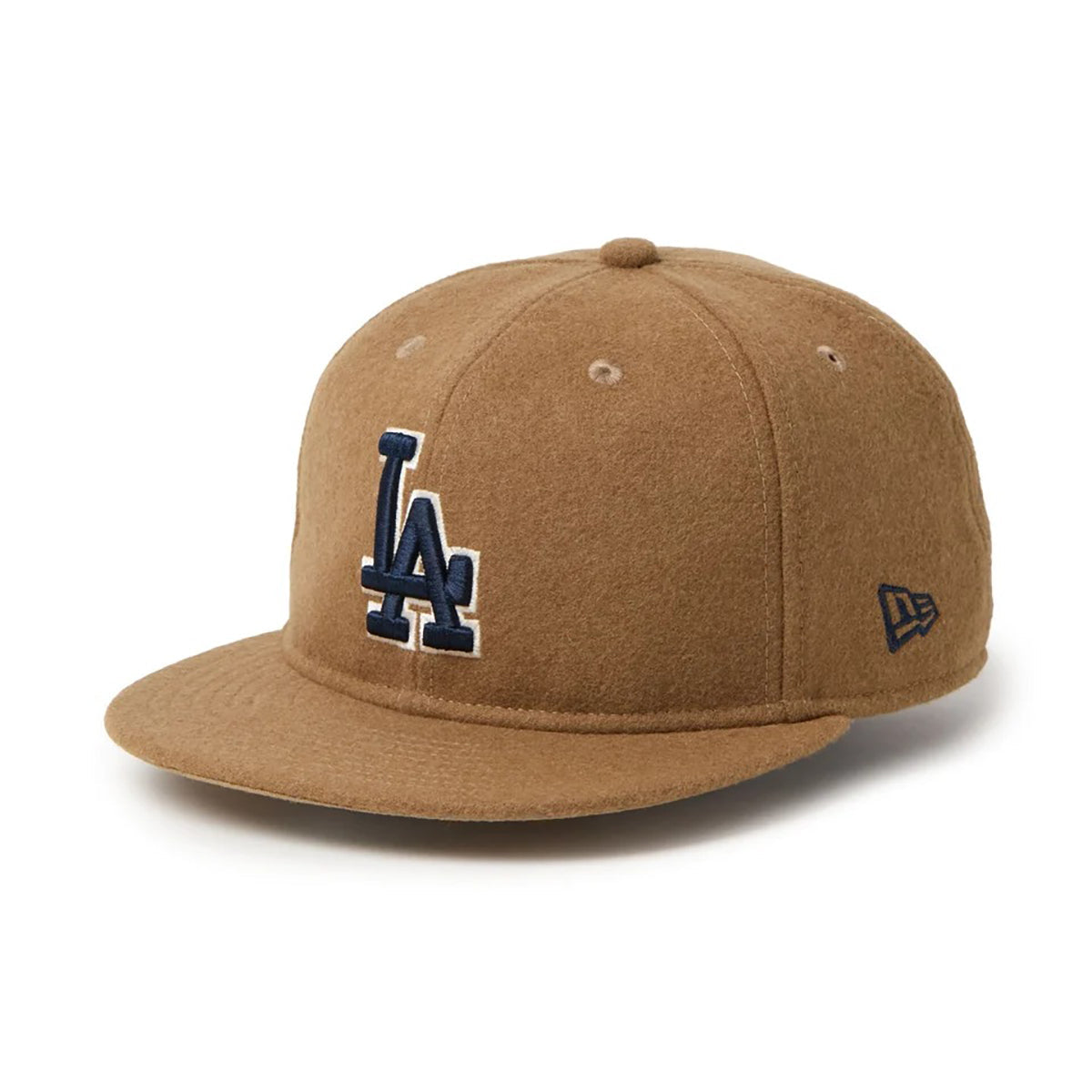 NEW ERA LOS ANGELES DODGERS MELTON SOFT BUCKRAM 9FIFTY ニューエラ ロサンゼルス ドジャース メルトン ソフト バックラム 9FIFTY 15136999-108【メンズ キャップ 帽子 フェルト 保温性 フラットバイザー 26FW】