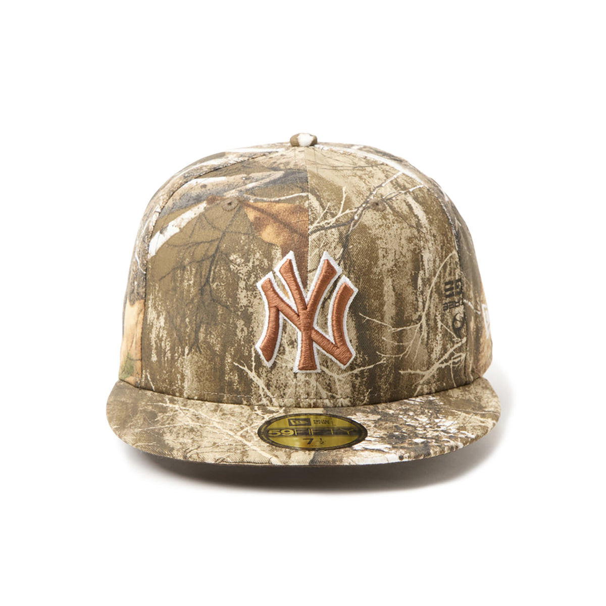 NEW ERA NEW YORK YANKEES REALTREE CAMO 59FIFTY ニューエラ ニューヨーク ヤンキース リアルツリー カモ ナインフィフティ 15137353【メンズ キャップ リアルツリーカモ カモフラージュ フラットバイザー  26FW】