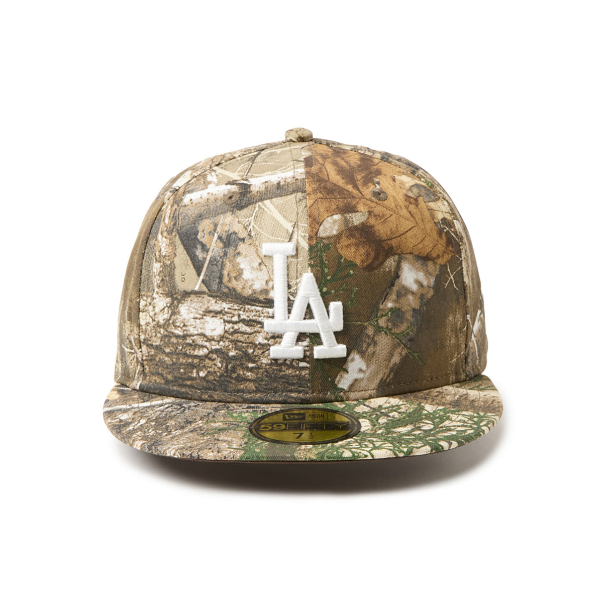 NEW ERA LOS ANGELES DODGERS REALTREE CAMO 59FIFTY ニューエラ ロサンゼルス ドジャース リアルツリー カモ ナインフィフティ 15137374【メンズ キャップ リアルツリーカモ カモフラージュ フラットバイザー  26FW】