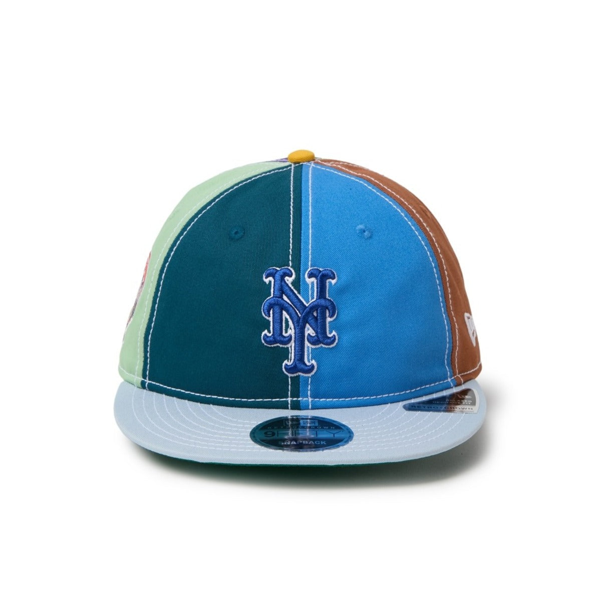 NEW ERA NEW YORK METS RETRO CROWN 9FIFTY Sean Wotherspoon ニューエラ ニューヨーク・メッツ レトロクラウン 9FIFTY 15156291【メンズ コラボ ヴィンテージウォッシュ コットン キャップ クロシェニット 26FW】