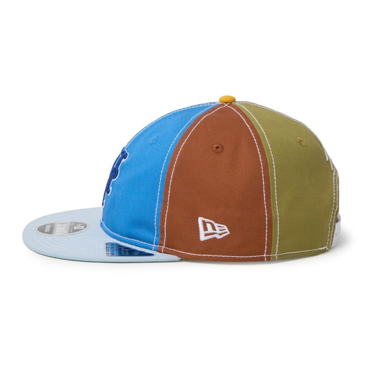NEW ERA NEW YORK METS RETRO CROWN 9FIFTY Sean Wotherspoon ニューエラ ニューヨーク・メッツ レトロクラウン 9FIFTY 15156291【メンズ コラボ ヴィンテージウォッシュ コットン キャップ クロシェニット 26FW】