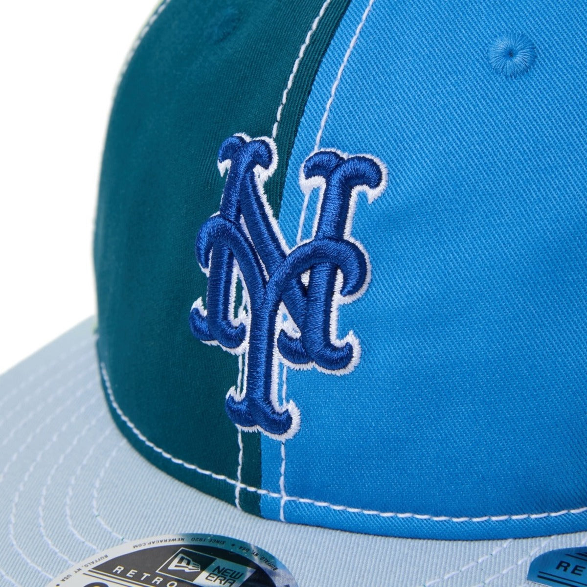 NEW ERA NEW YORK METS RETRO CROWN 9FIFTY Sean Wotherspoon ニューエラ ニューヨーク・メッツ レトロクラウン 9FIFTY 15156291【メンズ コラボ ヴィンテージウォッシュ コットン キャップ クロシェニット 26FW】