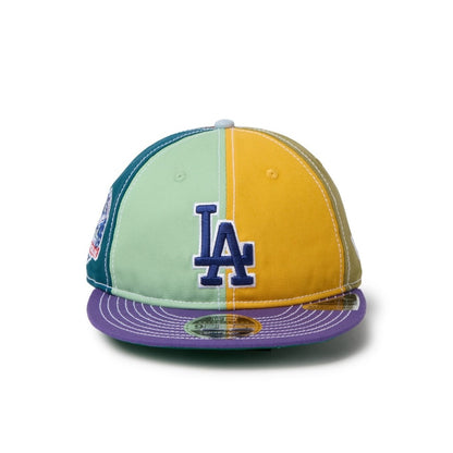 NEW ERA LOS ANGELES DODGERS RETRO CROWN 9FIFTY Sean Wotherspoon ニューエラ ロサンゼルス・ドジャース レトロクラウン 9FIFTY 15156292【メンズ コラボ ヴィンテージウォッシュ コットン キャップ クロシェニット 26FW】