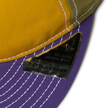 NEW ERA LOS ANGELES DODGERS RETRO CROWN 9FIFTY Sean Wotherspoon ニューエラ ロサンゼルス・ドジャース レトロクラウン 9FIFTY 15156292【メンズ コラボ ヴィンテージウォッシュ コットン キャップ クロシェニット 26FW】