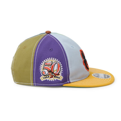 NEW ERA BALTIMORE ORIOLES RETRO CROWN 9FIFTY Sean Wotherspoon ニューエラ ボルチモア・オリオールズ レトロクラウン 9FIFTY 15156293【メンズ コラボ ヴィンテージウォッシュ コットン キャップ クロシェニット 26FW】