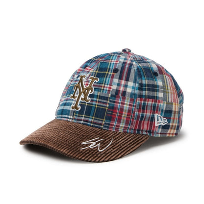 NEW ERA NEW YORK METS 9THIRTY Sean Wotherspoon ニューエラ ニューヨーク・メッツ 9THIRTY 15156446【メンズ コラボ ヴィンテージウォッシュ コットン キャップ クロシェニット 26FW】