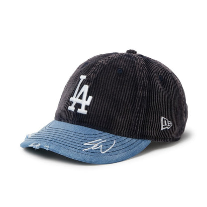 NEW ERA LOS ANGELES DODGERS 9THIRTY Sean Wotherspoon ニューエラ ロサンゼルス・ドジャース 9THIRTY 15156447【メンズ コラボ ヴィンテージウォッシュ コットン キャップ クロシェニット 26FW】