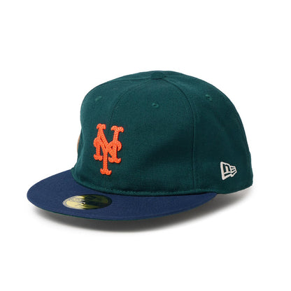 NEW ERA NEW YORK METS SOFT BUCKRAM 59FIFTY Direction By TAKAYUKI OHASHI（the Apartment） ニューエラ  15171669-108【メンズ キャップ 帽子 アウトドア フラットバイザー 26FW】
