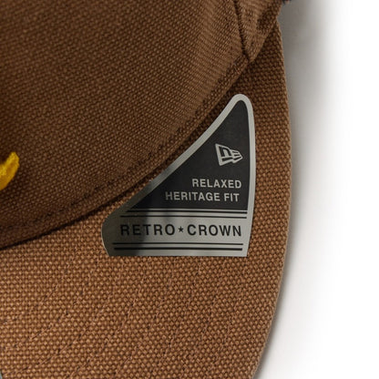 NEW ERA MINNANO DAMAGE RETRO CROWN 9FIFTY Powered by Goro (MIN-NANO) ニューエラ ミンナノ ダメージ レトロクラウン 9FIFTY 15175390【メンズ アウトドア スポーツ カジュアル キャップ 26FW】
