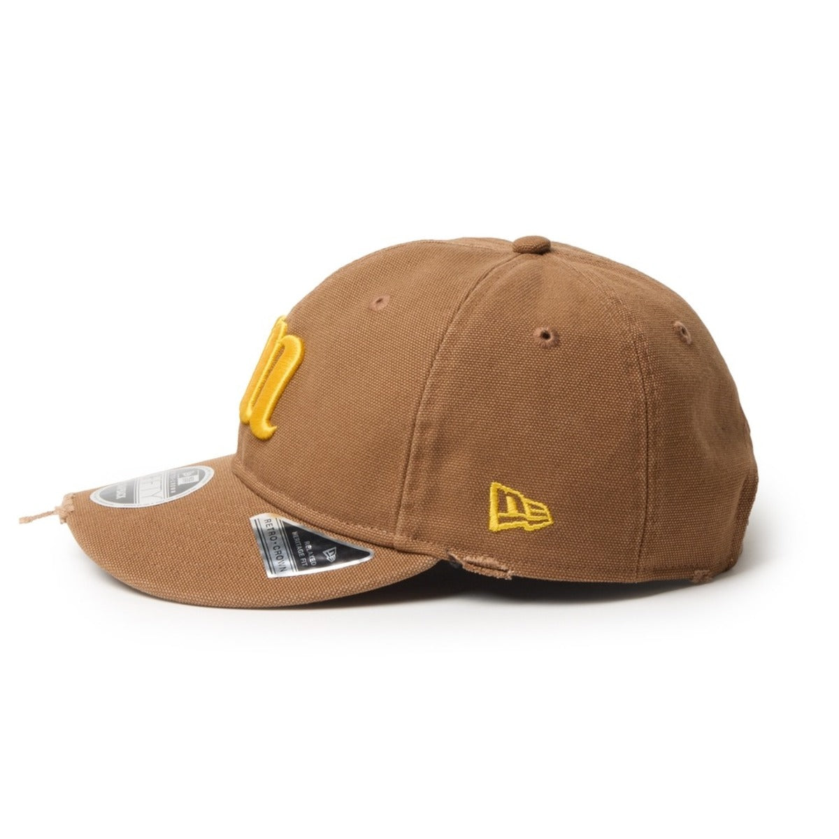 NEW ERA MINNANO DAMAGE RETRO CROWN 9FIFTY Powered by Goro (MIN-NANO) ニューエラ ミンナノ ダメージ レトロクラウン 9FIFTY 15175390【メンズ アウトドア スポーツ カジュアル キャップ 26FW】